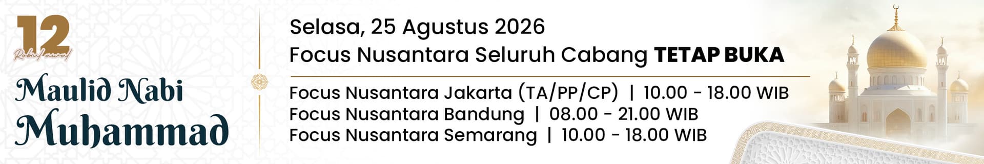 Web Info Maulid Nabi Muhammad SAW 2026