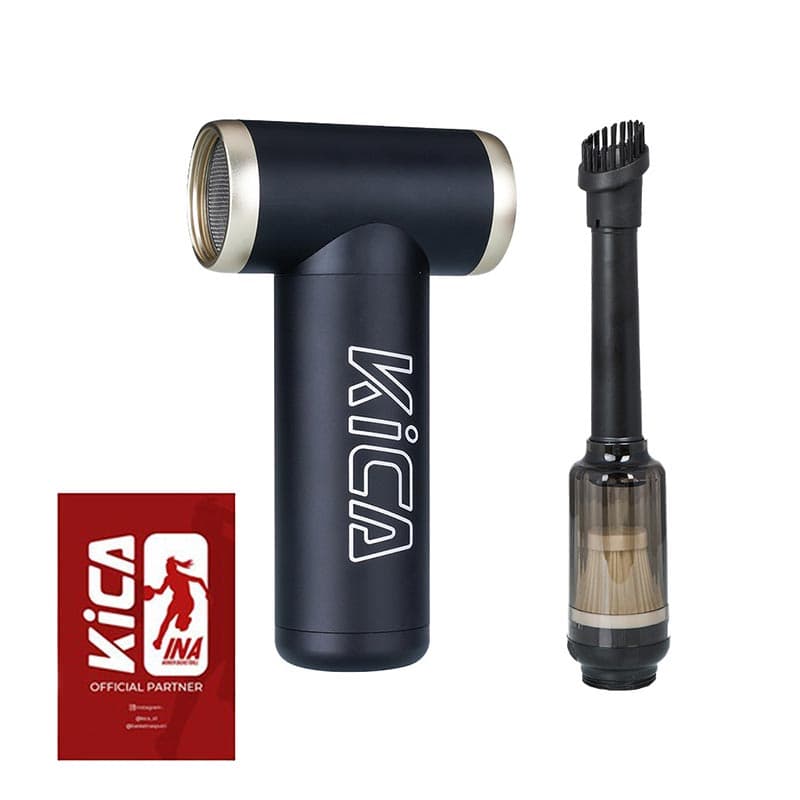 KICA Jet Fan 2S + Vacuum Accessory - Black