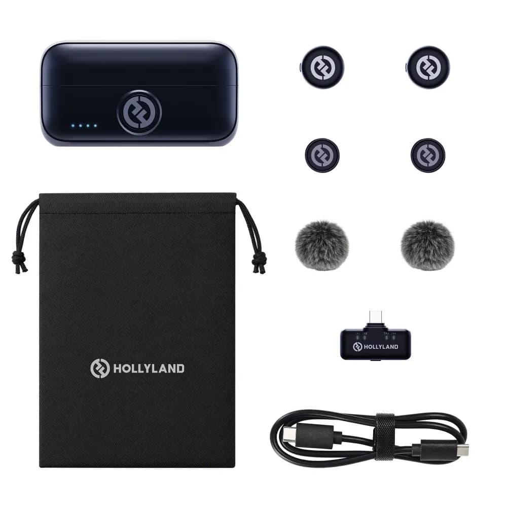 HOLLYLAND Lark M3 Combo 2TX & 1RX With USB-C RX (Space Gray)