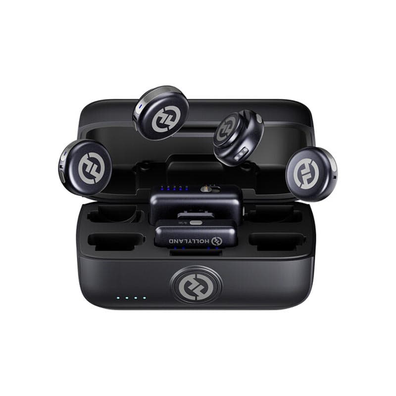 HOLLYLAND Lark M3 Combo 4TX & 2RX With Camera RX + USB-C RX (Space Gray)