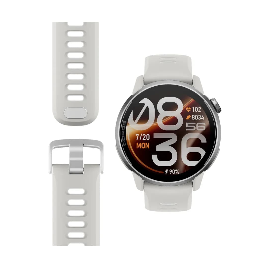 COROS Pace 4 Pro White Silicone - White Silicone
