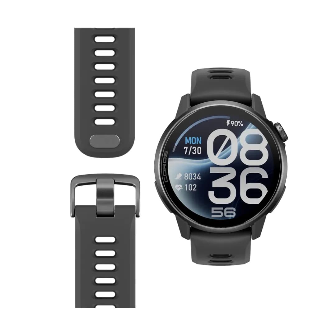 COROS Pace 4 Pro Black Silicone - Black Silicone